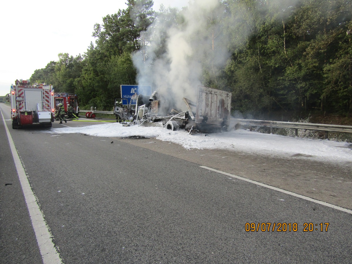 POL-PDKL: Lkw-Brand