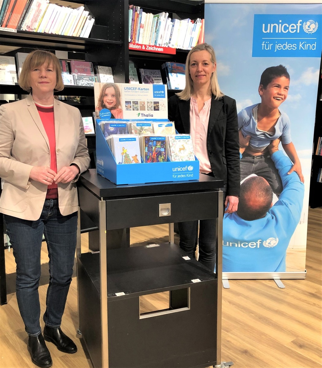 Thalia unterstützt UNICEF-Kartenverkauf