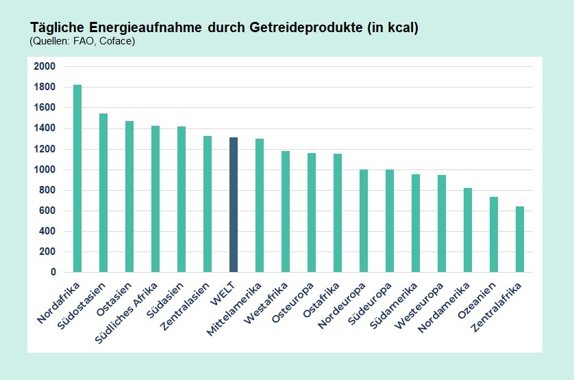 Mehr als nur Krieg: Coface-Analyse zeigt weitere Risiken in der globalen Nahrungsmittelversorgung