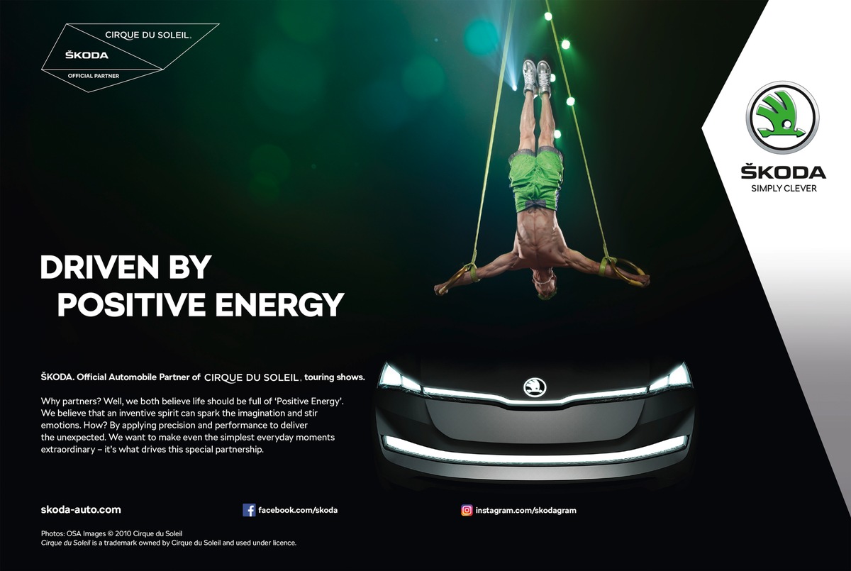 SKODA und Cirque du Soleil® gehen langfristige Partnerschaft ein (FOTO)