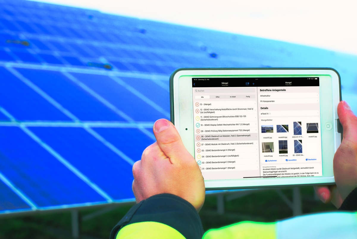 Field Service Management Software TabTool PV O&amp;M ermöglicht Wachstum trotz Fachkräftemangel