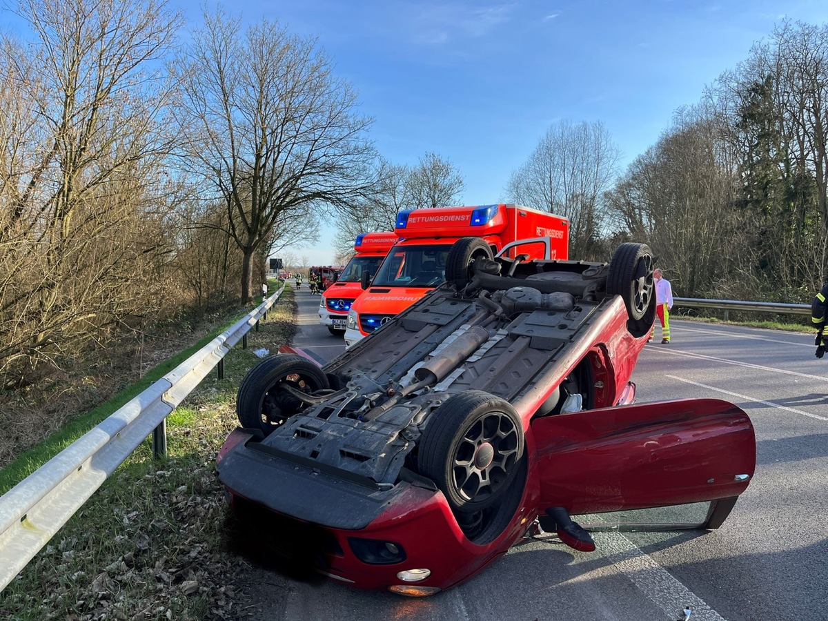 FW Kranenburg: Verkehrsunfall an der Hauptstraße