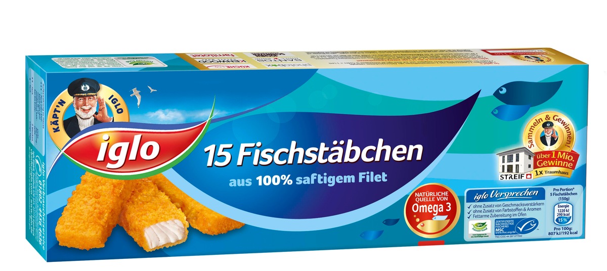 iglo Fischstäbchen schmecken - und das schon seit 55 Jahren / Eine Erfolgsgeschichte (FOTO)