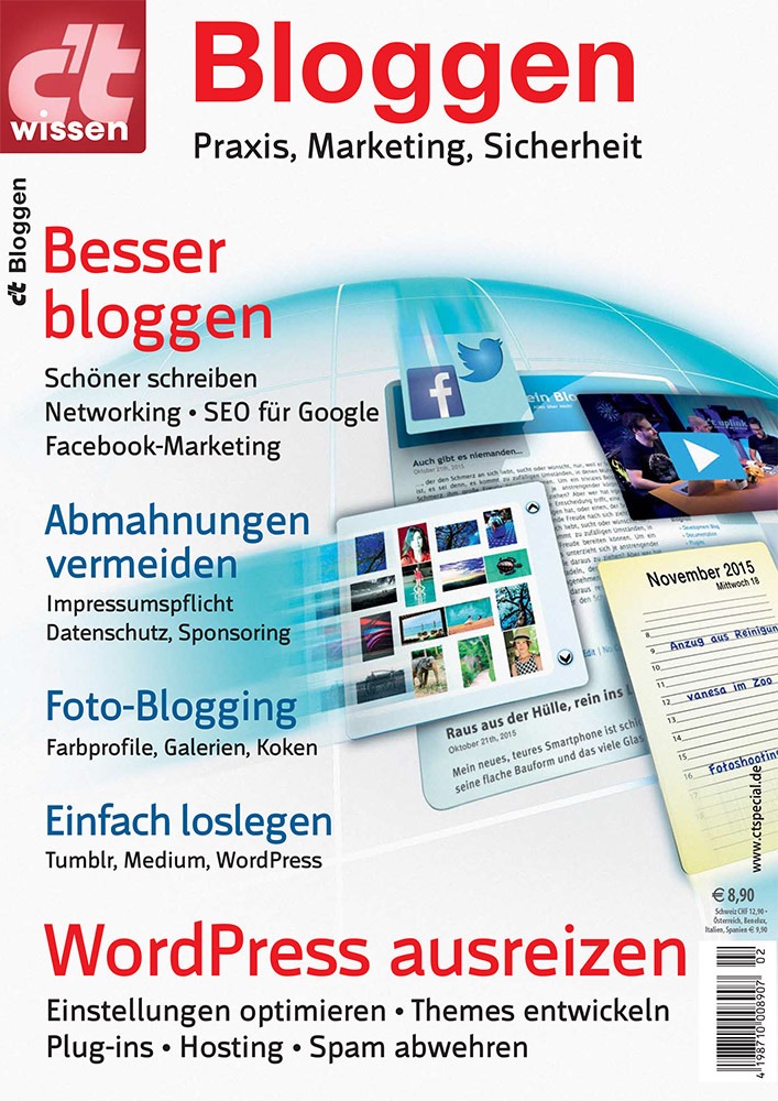 c&#039;t wissen: Sonderheft zum Thema Bloggen / Mit den richtigen Plug-ins WordPress ausreizen