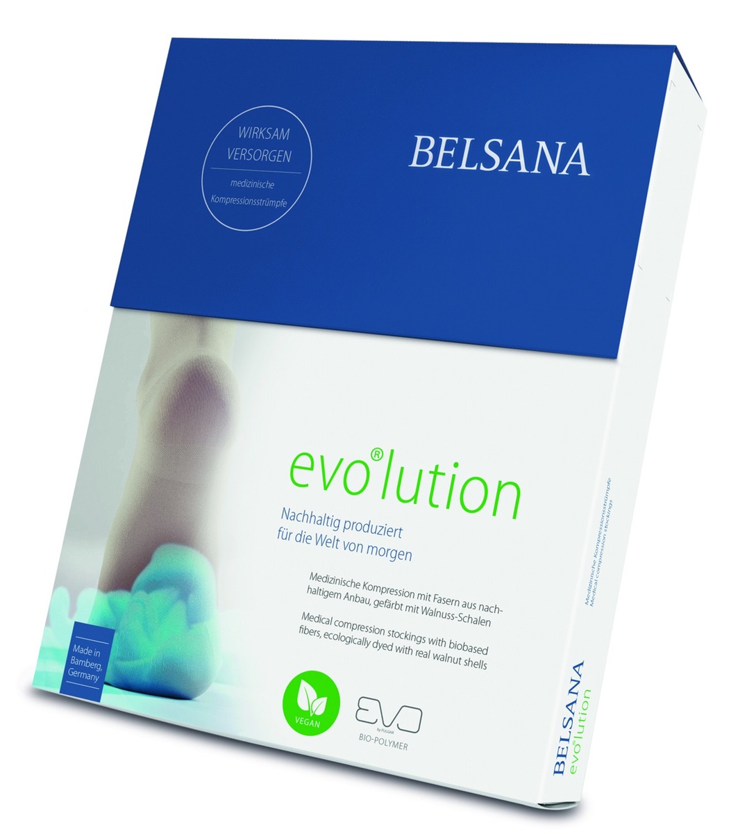 Weltneuheit BELSANA evo®lution: Der Kompressionsstrumpf der Zukunft