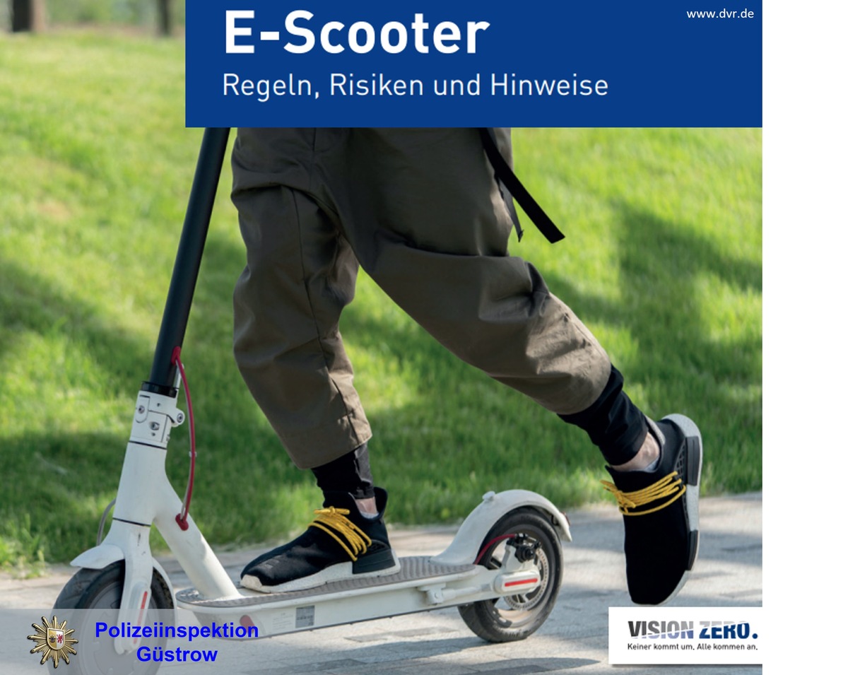 POL-GÜ: Ein paar wichtige Tipps zum Umgang mit dem E-Scooter