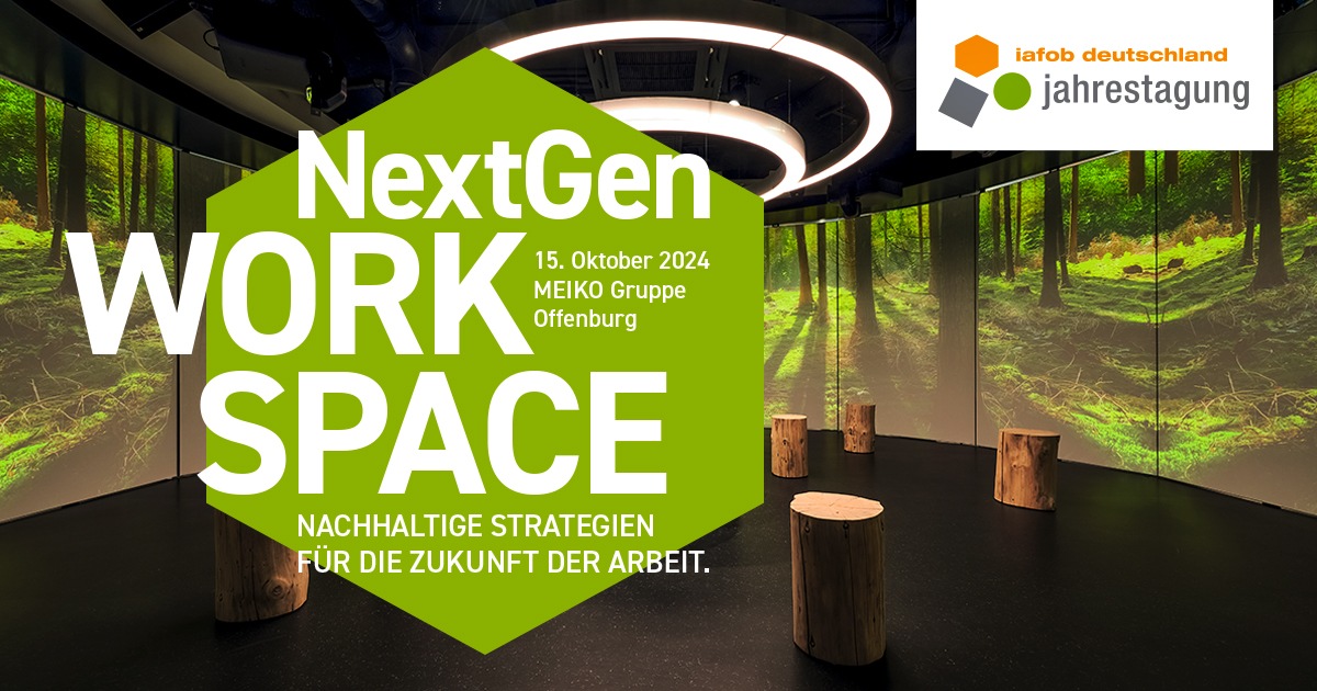 Jetzt Frühbucherrabatt sichern: &quot;NextGen Workspace - Nachhaltige Strategien für die Zukunft der Arbeit&quot; am 15. Oktober 2024 in Offenburg