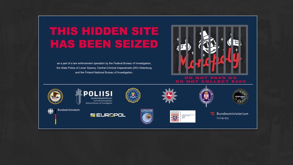 POL-OLD: Mutmaßlicher Administrator des Darknet-Marktplatzes &quot;Monopoly Market&quot; festgenommen und an die USA ausgeliefert / Ergänzung zur Pressemitteilung des US-Justizministeriums