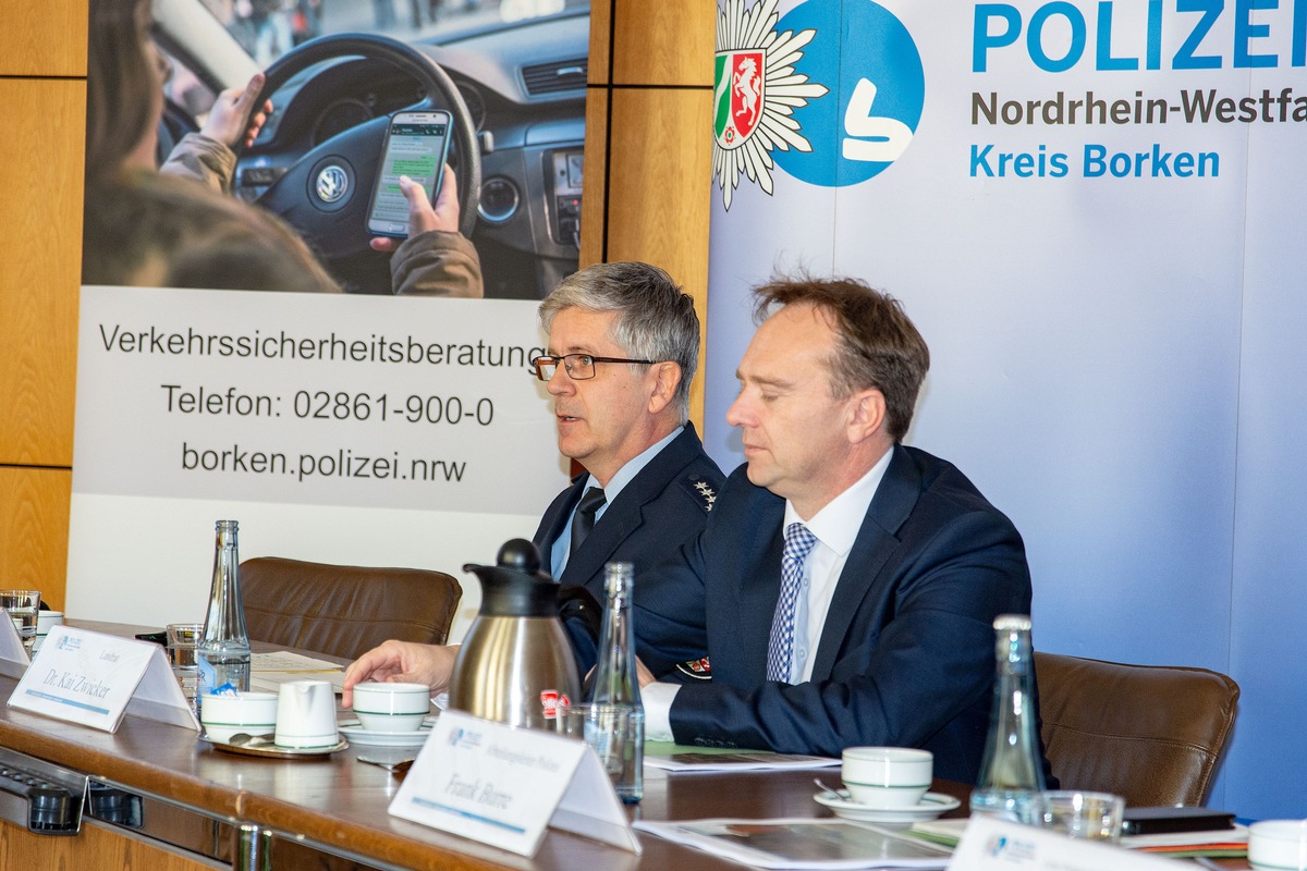 POL-BOR: Verkehrsunfallentwicklung des Jahres 2018 mit positiven wie negativen Tendenzen