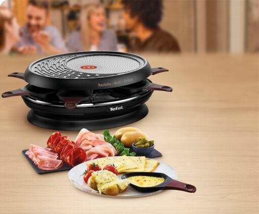 Trifft garantiert jeden Geschmack: Tefal Raclette &amp; Crêpe 3in1