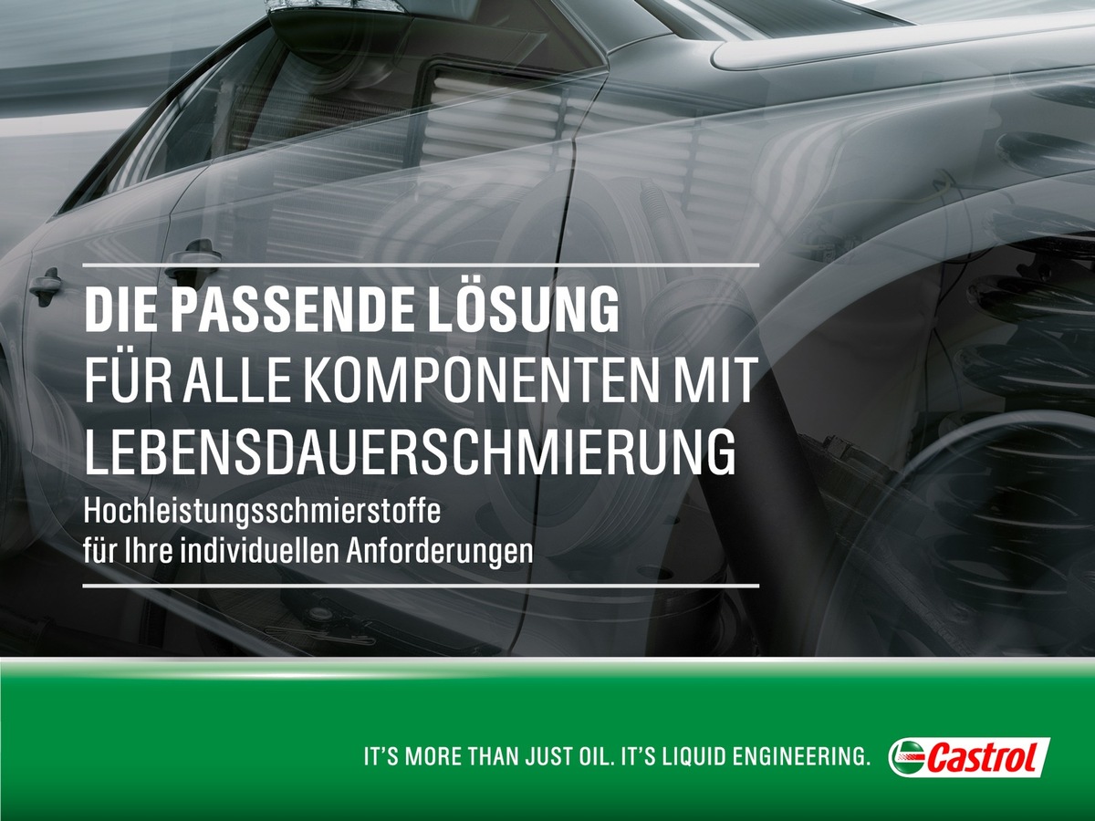 ***Castrol ist mit Lebensdauerschmierstoffen auf der internationalen Zuliefererbörse (IZB) in Wolfsburg vom 11.-13.10.2022 vor Ort***