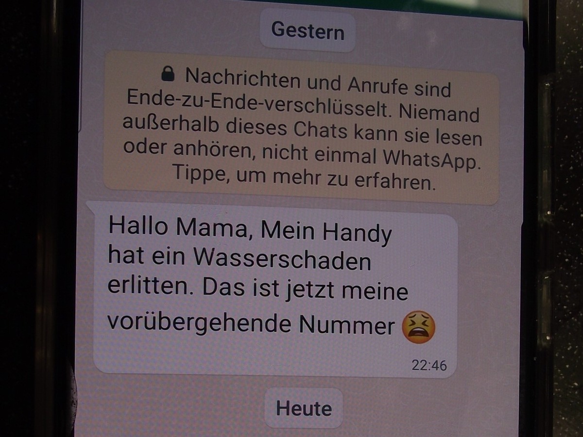 POL-PB: Achtung Betrug! Falsche Tochter meldet sich per WhatsApp