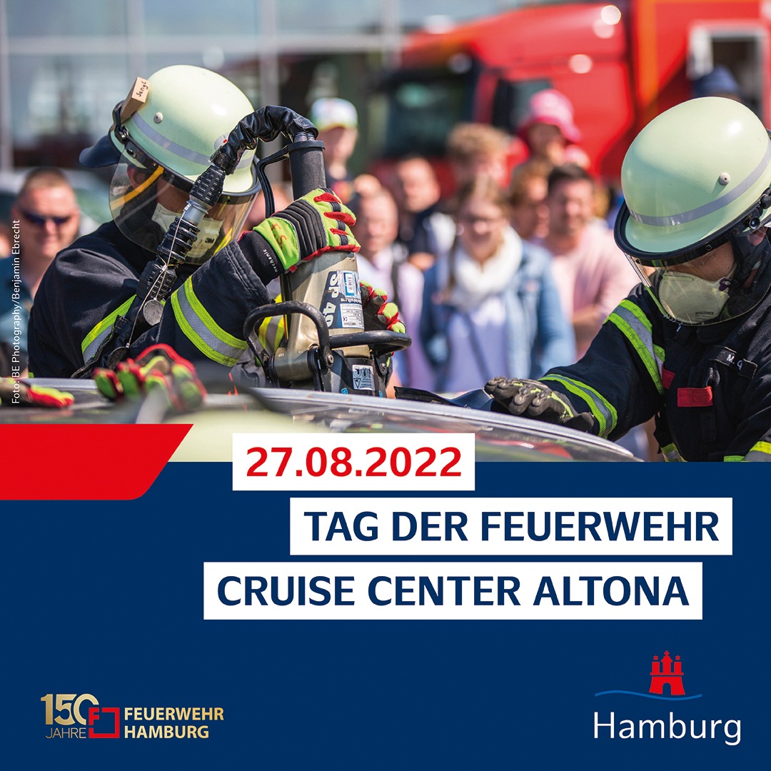 FW-HH: Feuerwehr Hamburg feiert den &quot;Tag der Feuerwehr&quot; - Jetzt mit Zeitplan und Eventübersicht