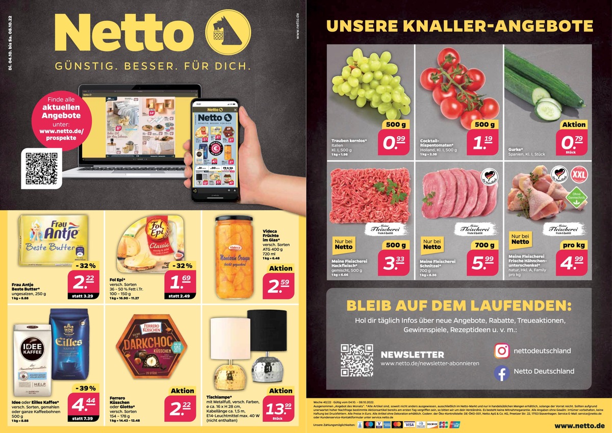 Test in Berlin: Netto reduziert Prospektwerbung