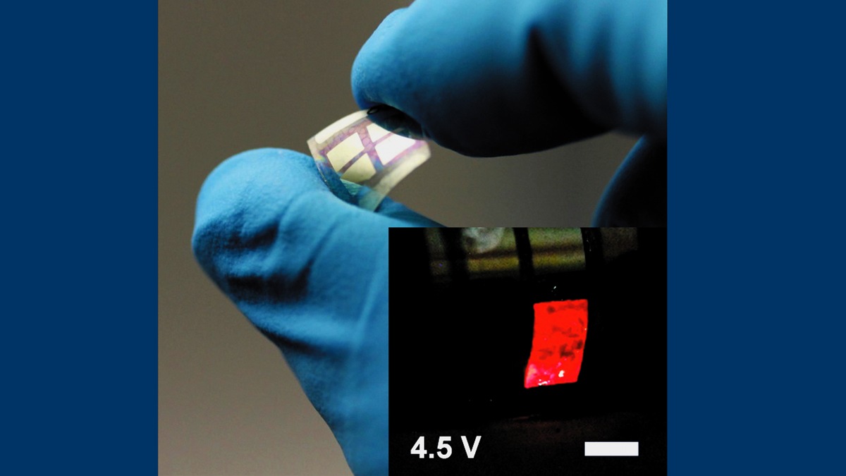 Wachstumsprozess skalierbar: Flexible Leuchtelemente in 2D