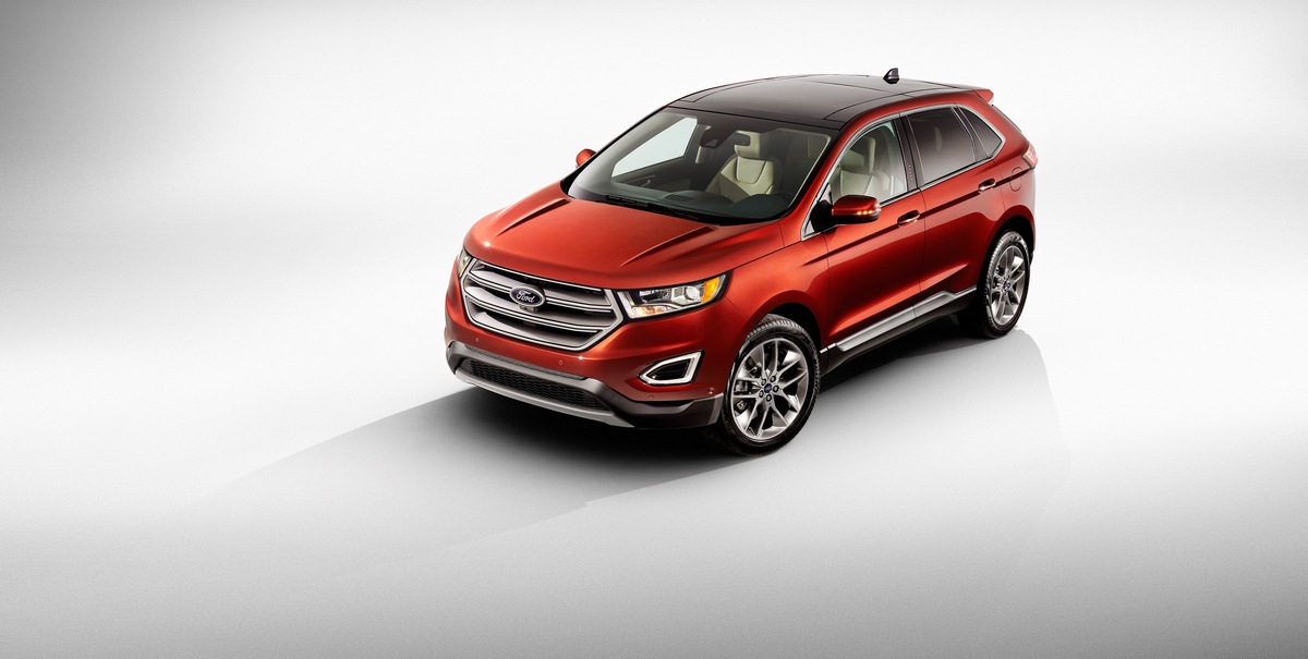 Ford will mit neuem, hochmodernen Topmodell Edge stärker vom wachsenden SUV-Markt Europas profitieren (FOTO)