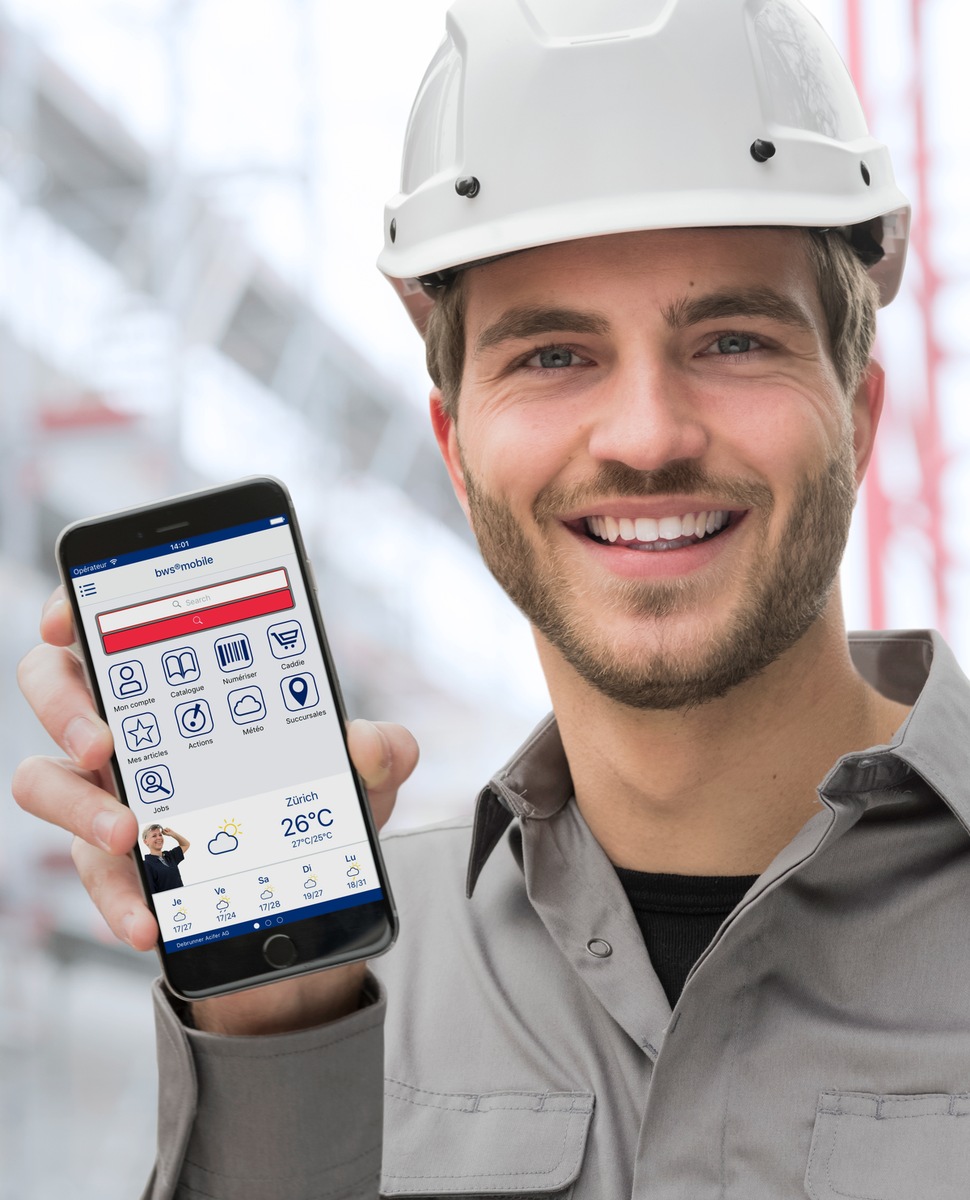 La nouvelle appli bws®mobile accompagne - les pros de la construction jusque sur le chantier