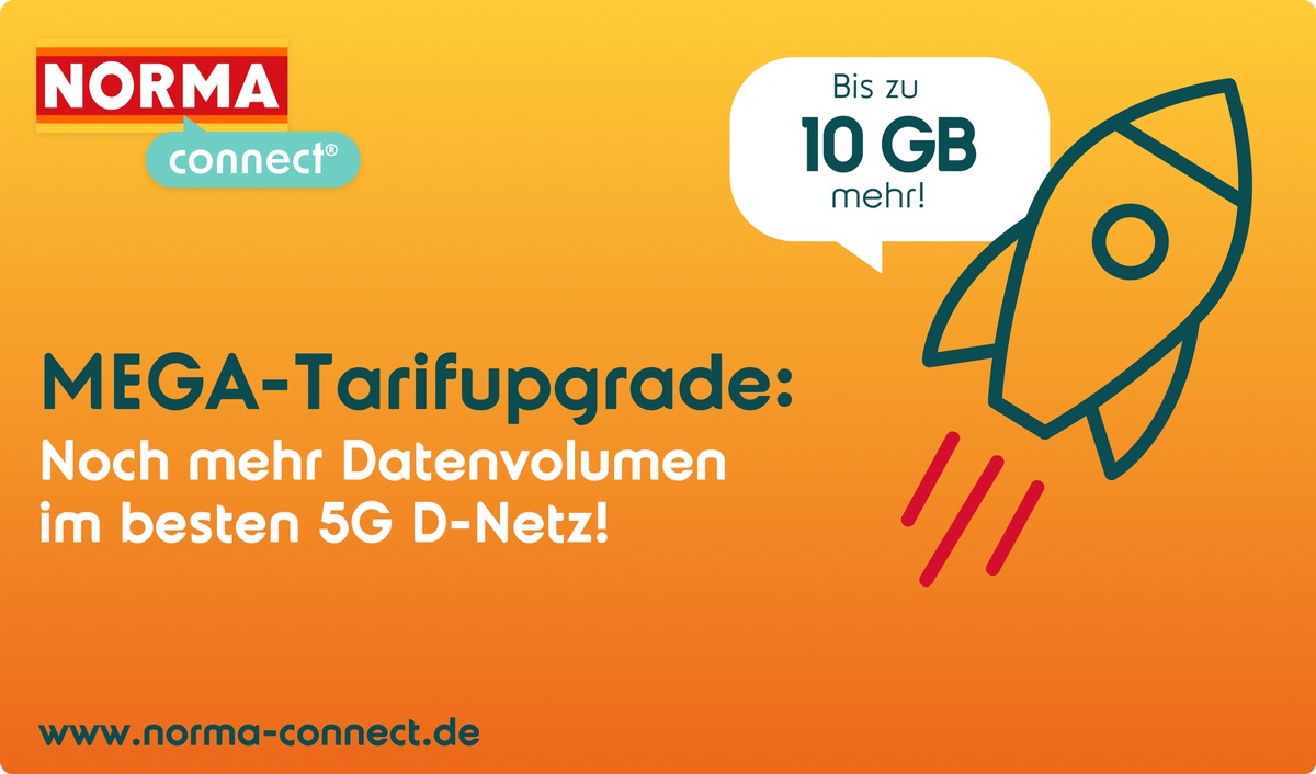 NORMA Connect führt neue Tarife ein: Mehr Datenvolumen zum Tiefpreis / Noch mehr Leistung für kleines Geld