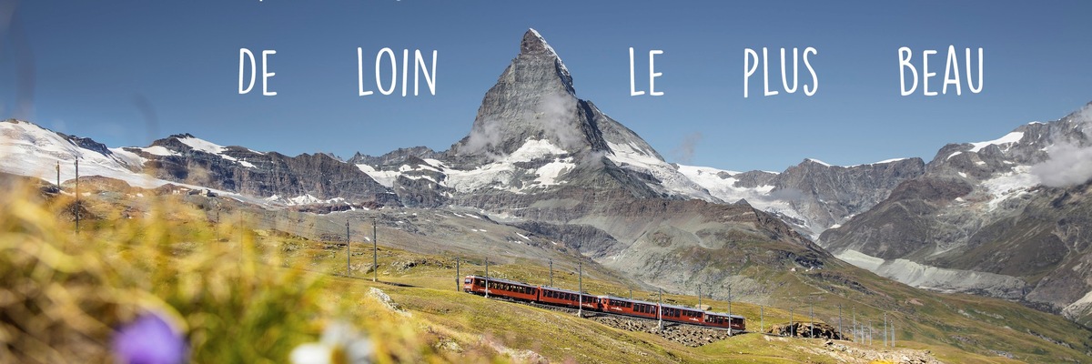 Fêtez votre anniversaire sur le Gornergrat - parce que même à distance, le Cervin est le plus beau des paysages