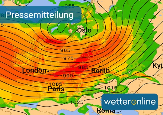 Sturm und Orkan zum Wochenwechsel