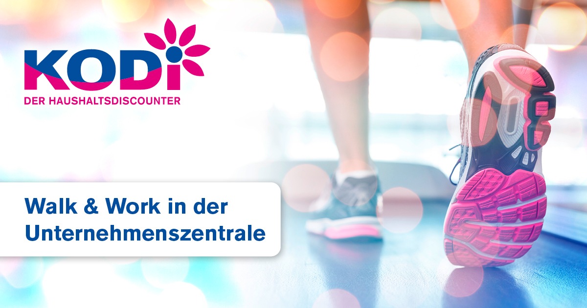 Walk &amp; Work in der Unternehmenszentrale