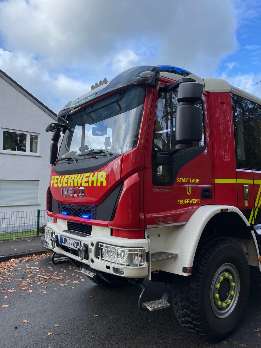 FW Lage: Einsatzreicher Samstag für die Feuerwehr Lage - 22.10.2022