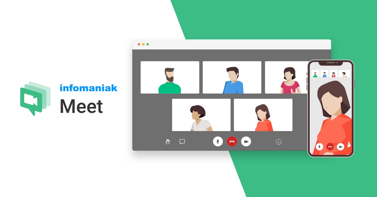 Infomaniak startet meet.infomaniak.com, eine kostenlose, sichere und unabhängige Lösung für Videokonferenzen