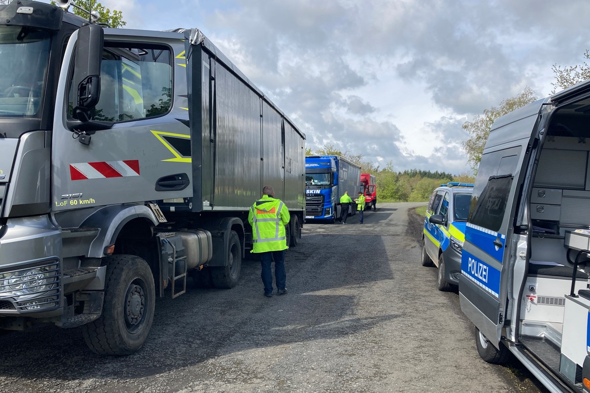 POL-WE: Länderübergreifender Aktionstag &quot;sicher.mobil.leben - Güterverkehr im Blick&quot; - Polizeiliche Bilanz in Hessen