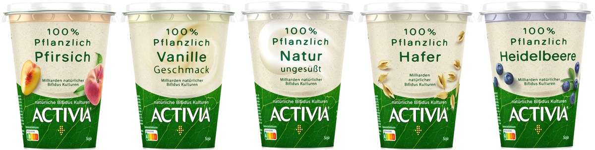 Activia jetzt auch &quot;100% pflanzlich&quot; (FOTO)