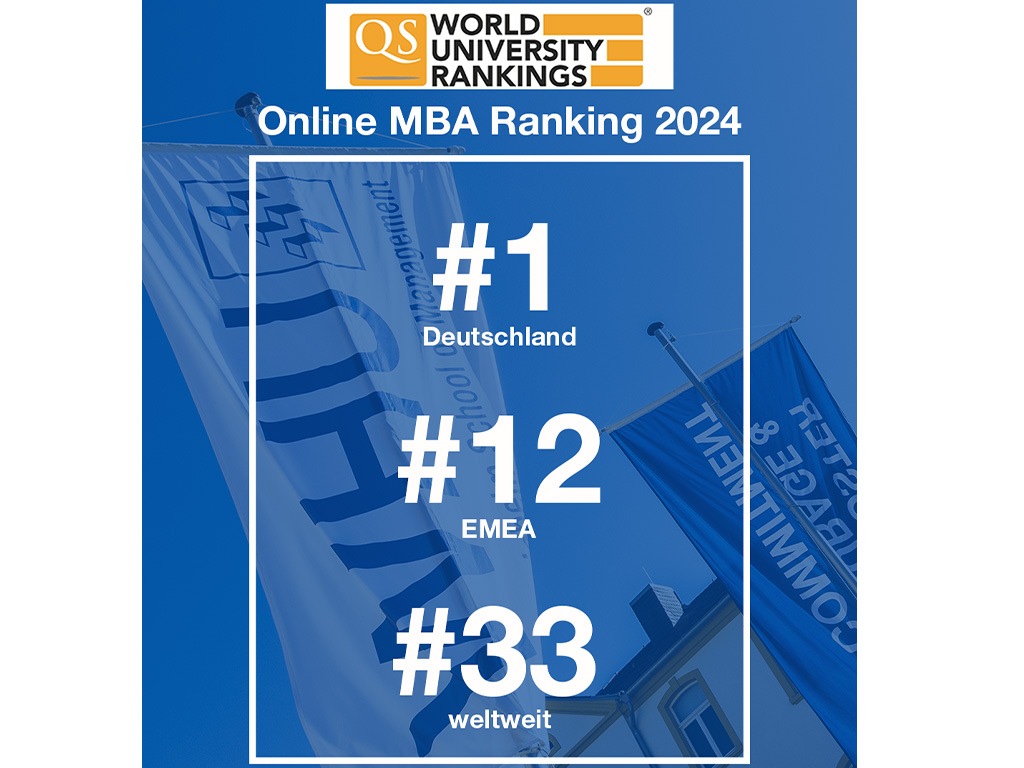 QS Ranking: Global-Online-MBA-Programm der WHU ist Nummer eins in Deutschland