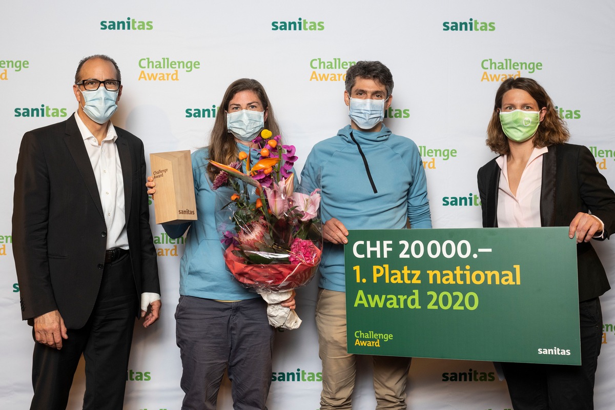 Prix d&#039;encouragement pour la relève sportive / fitforkids Winterthur remporte le Sanitas Challenge Award 2020