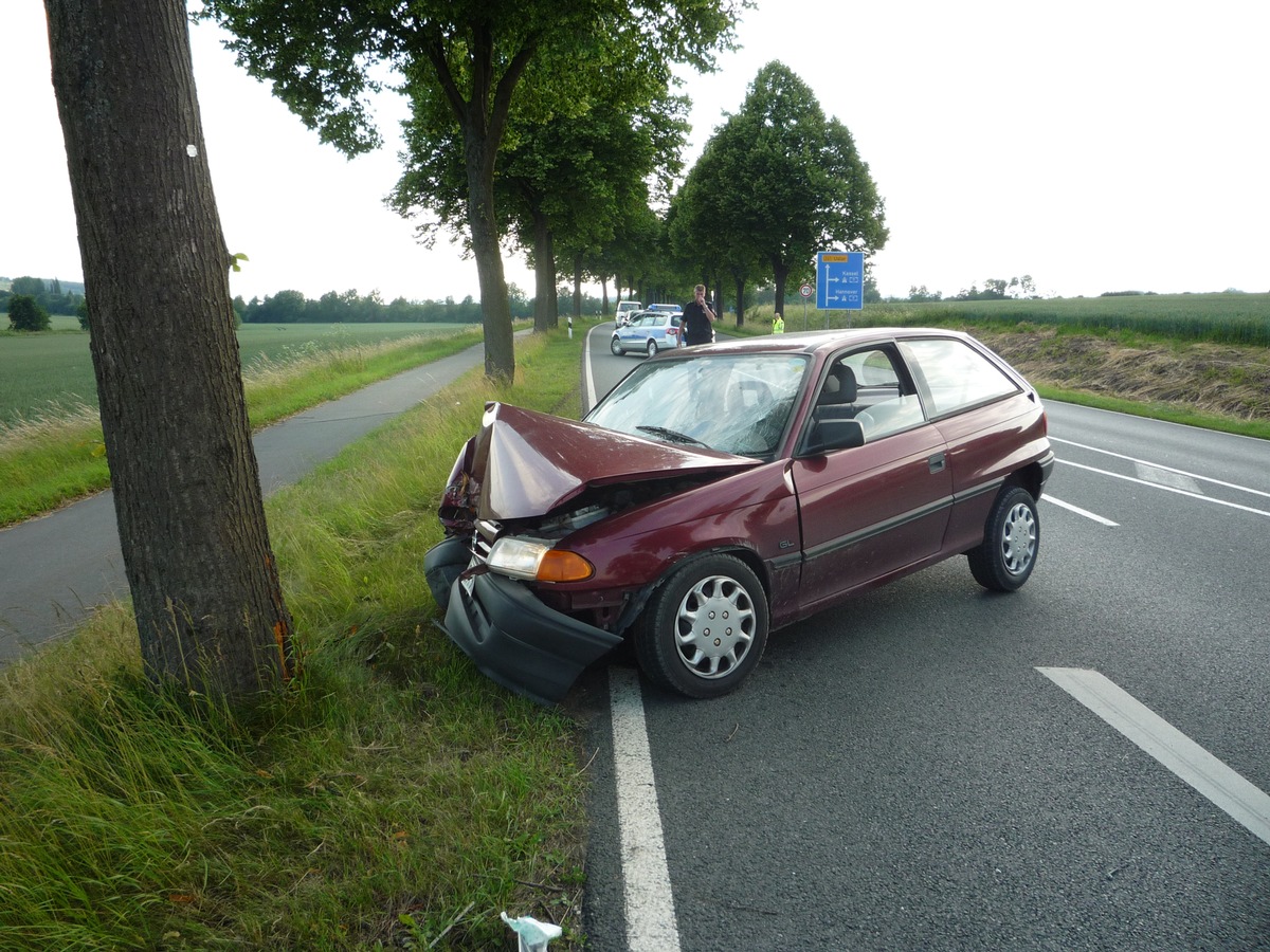 POL-NOM: Verkehrsunfall mit verletzter Person