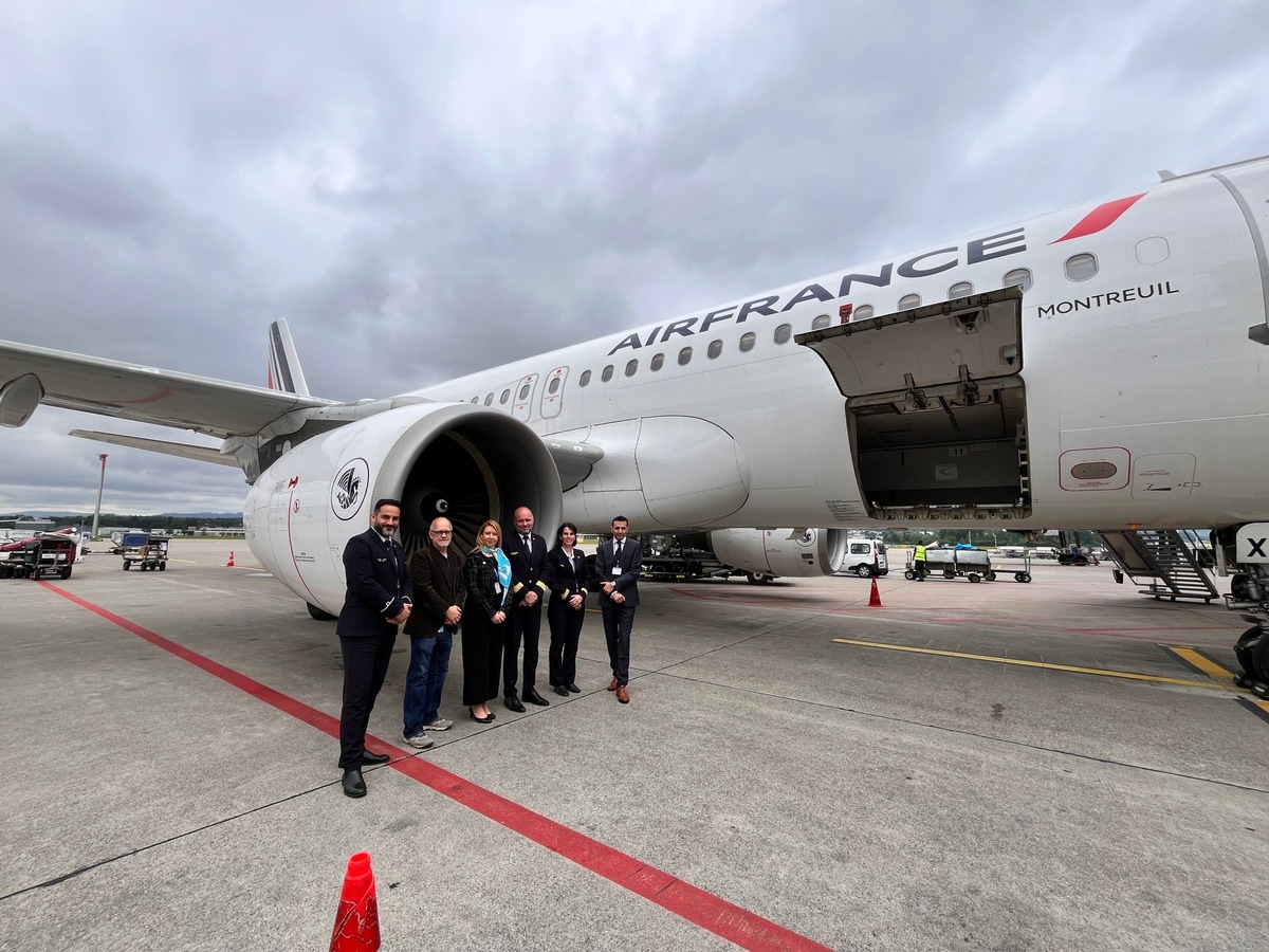 Air France feiert 85-jähriges Bestehen der Strecke Zürich – Paris-Charles de Gaulle