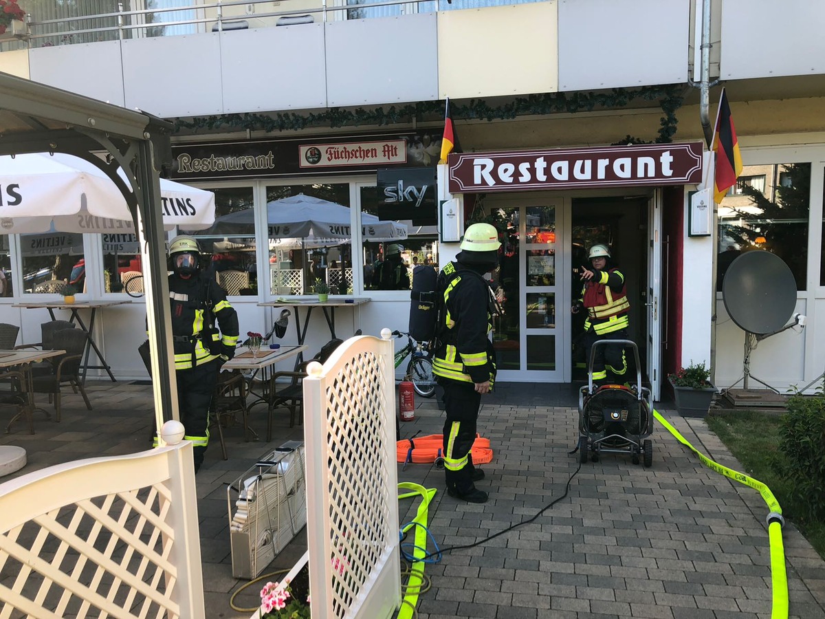 FW-Erkrath: Brand in Restaurant