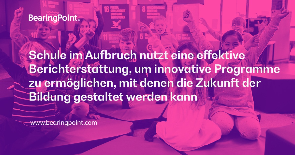 Schule im Aufbruch nutzt eine effektive Berichterstattung, um innovative Programme für die Zukunft der Bildung zu ermöglichen