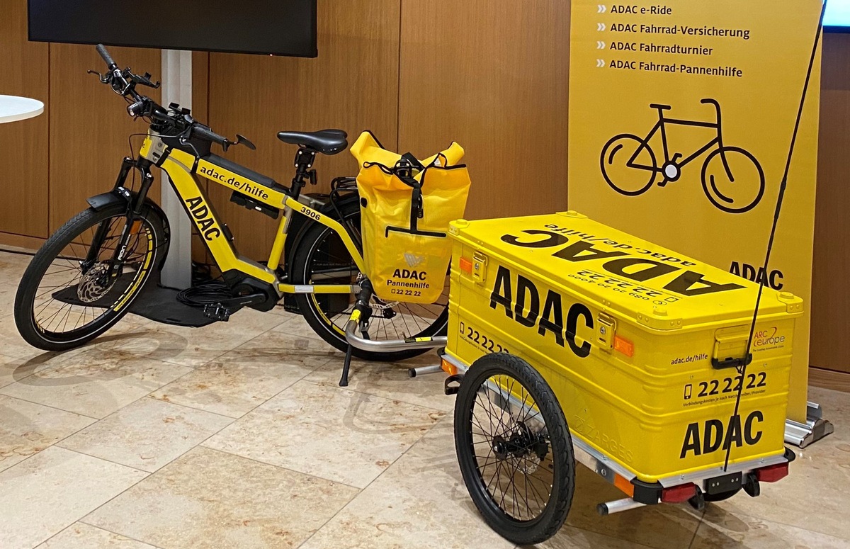 ADAC Pannenhilfe für Fahrräder und E-Bikes erfolgreich eingeführt