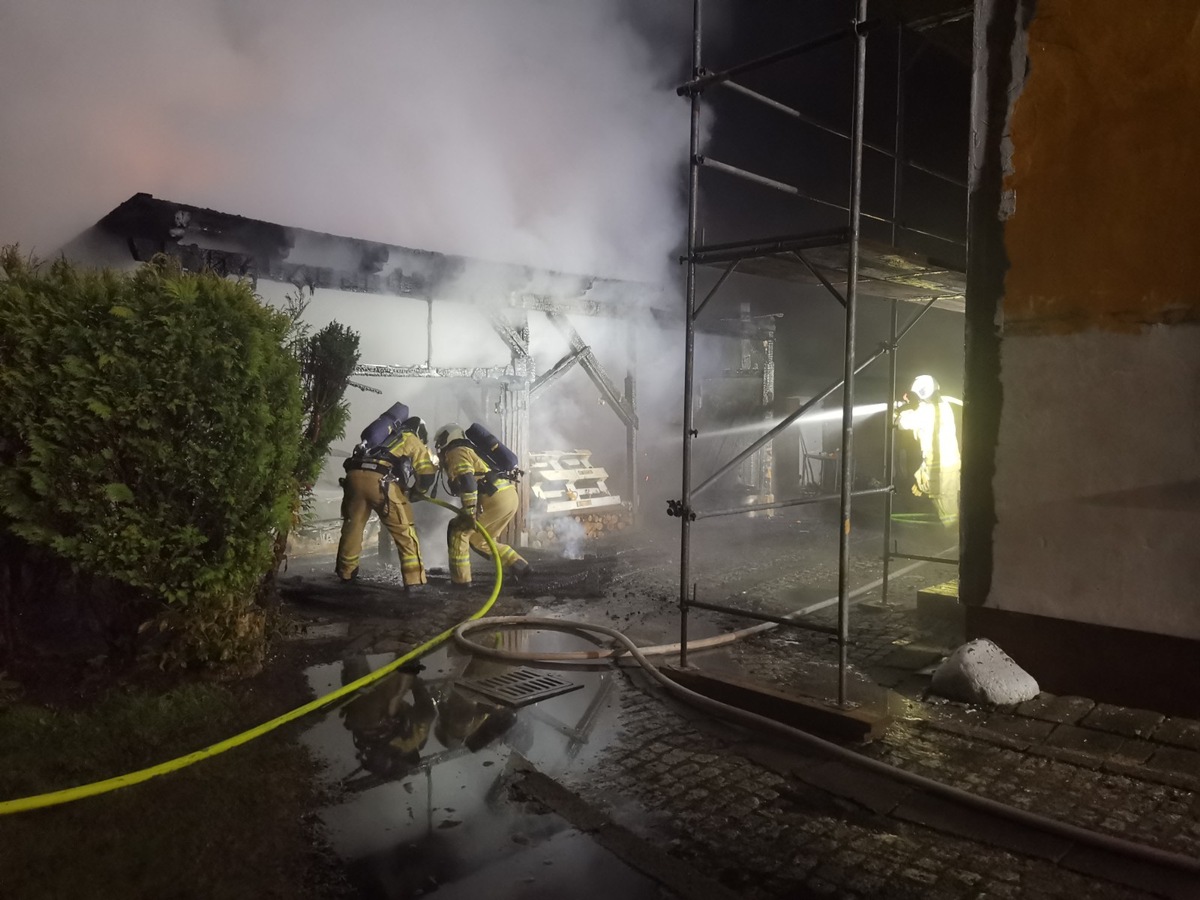 POL-NB: Brand in der Wolgaster Landstraße in Greifswald (Landkreis Vorpommern-Greifswald)