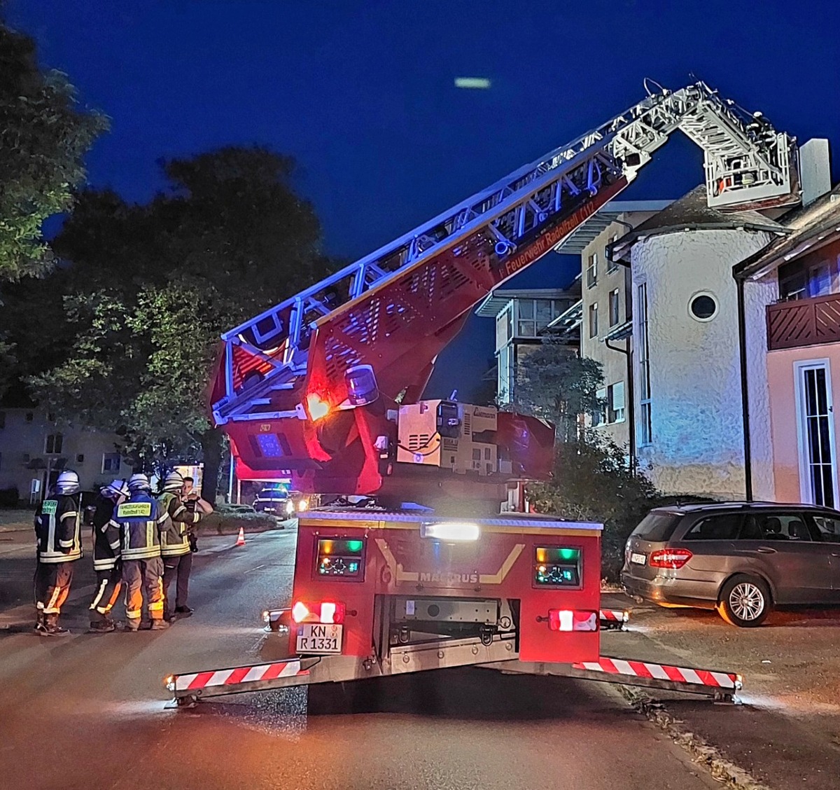 FW-Radolfzell: Kleinbrand auf Dach