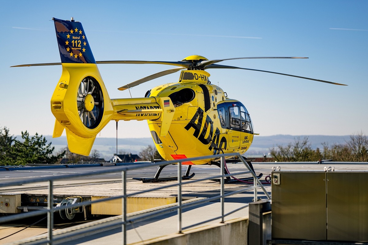 1.425 Einsätze für „Christoph 28“ im letzten Jahr / Einsatzbilanz ADAC Luftrettung in Fulda