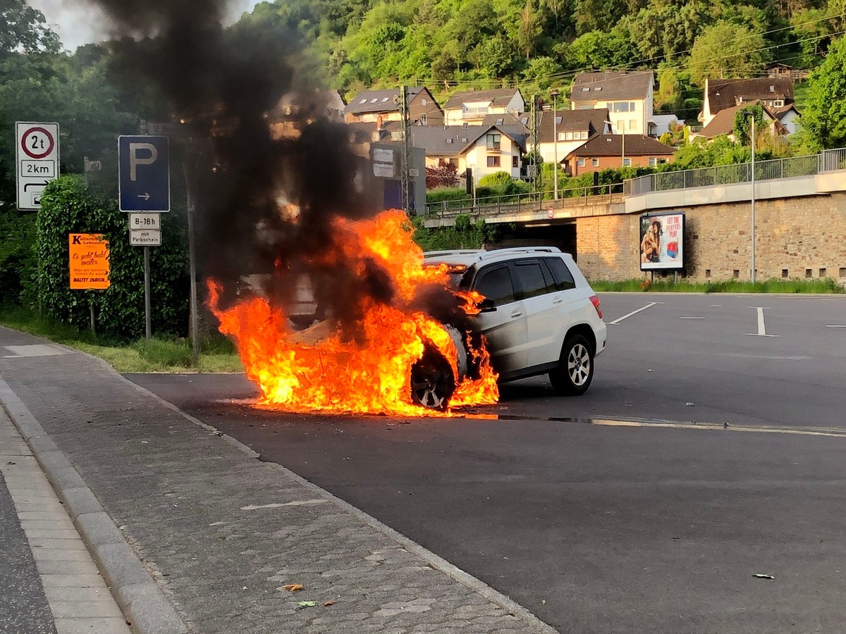 POL-PDKO: Fahrzeugbrand in Boppard