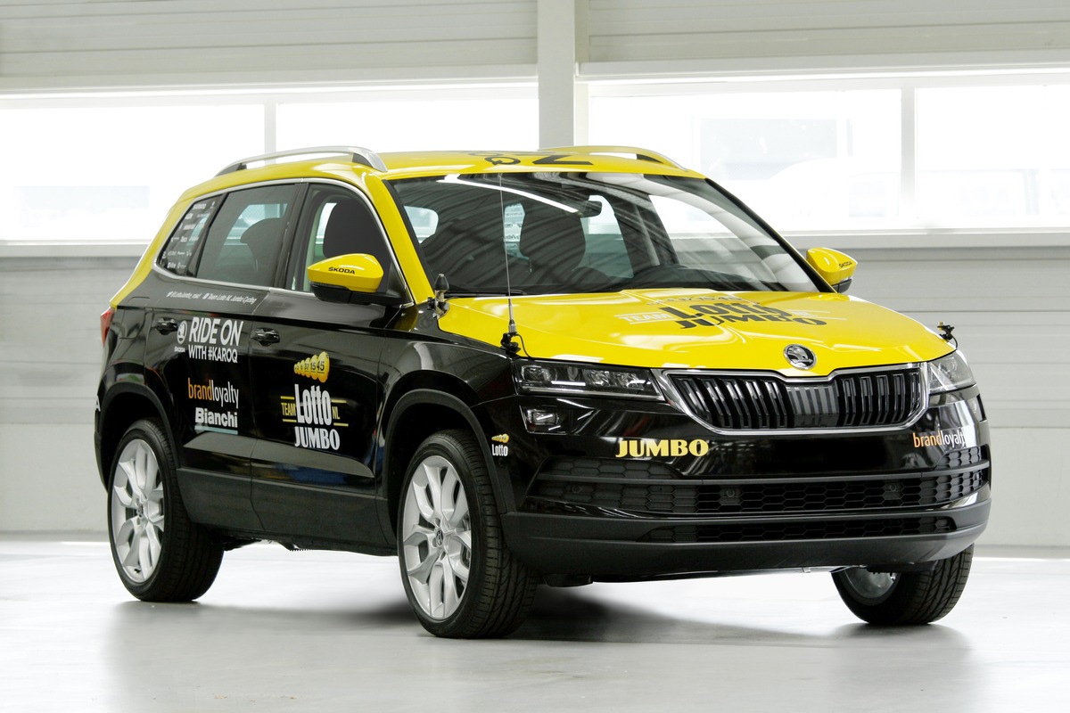 SKODA KAROQ bereit für die erste Etappe der Tour de France (FOTO)