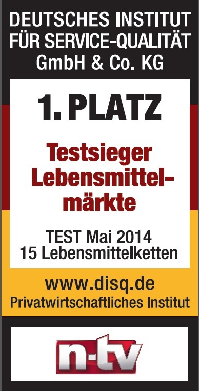 Kaufland ist &quot;Bester Lebensmittelmarkt 2014&quot; (FOTO)