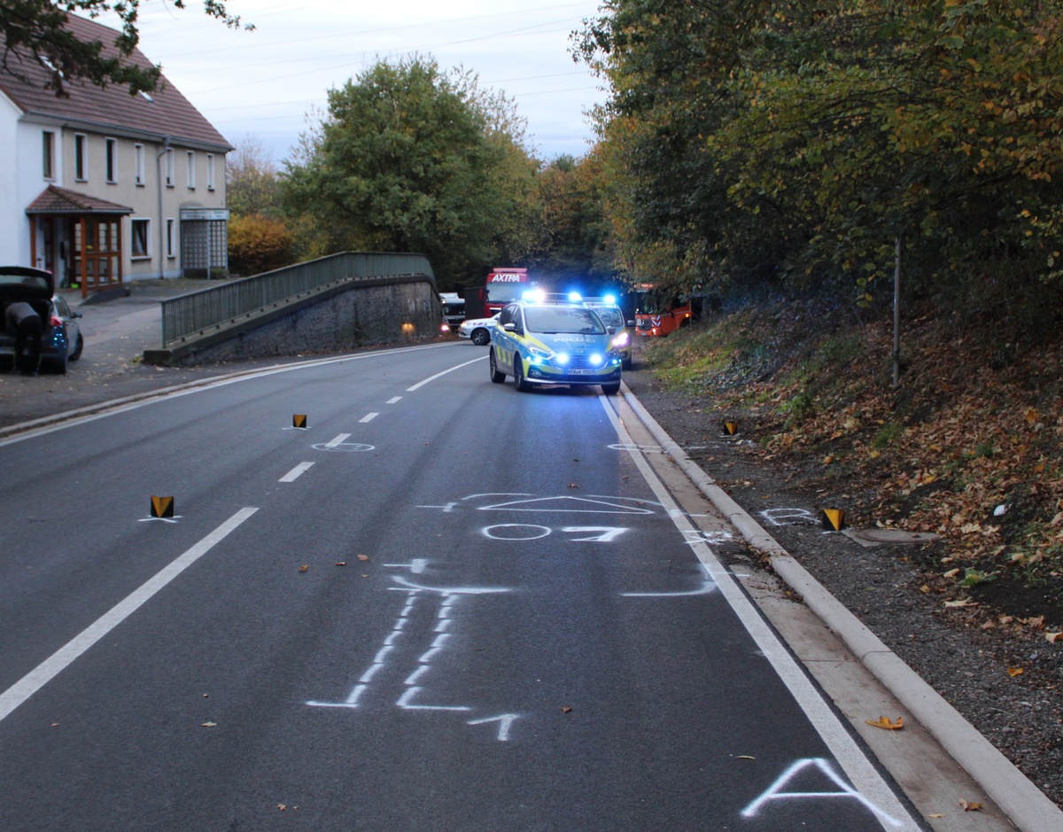 POL-HA: 10-jähriger Junge in Garenfeld von Auto erfasst und schwer verletzt