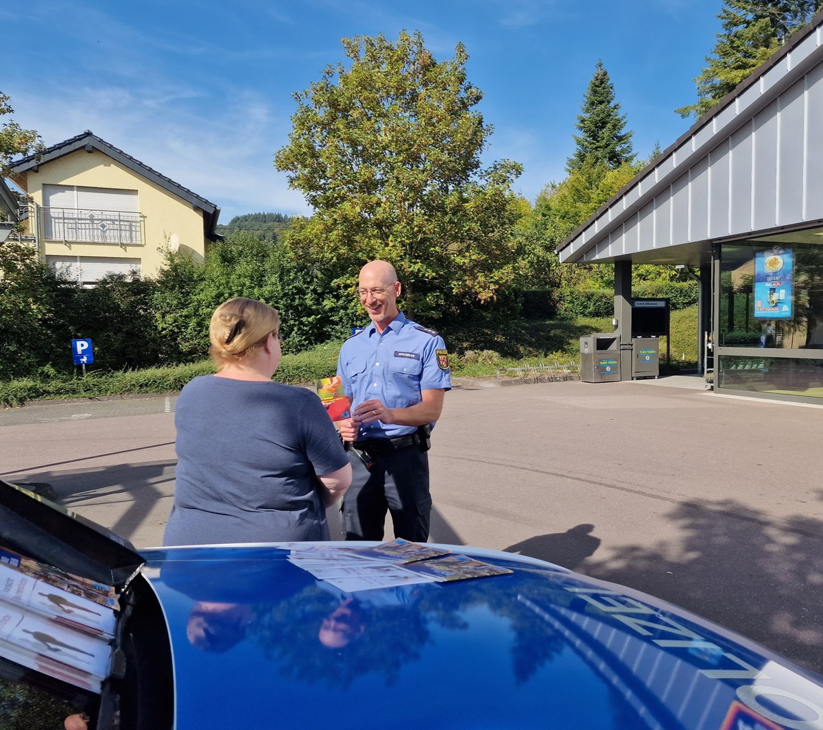 POL-PPTR: Präventionsveranstaltungen zum Thema Taschendiebstahl