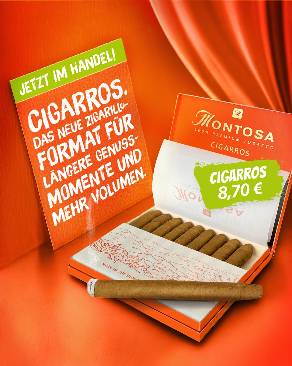 Neu: Montosa Cigarros für volumenreiche Genusspausen