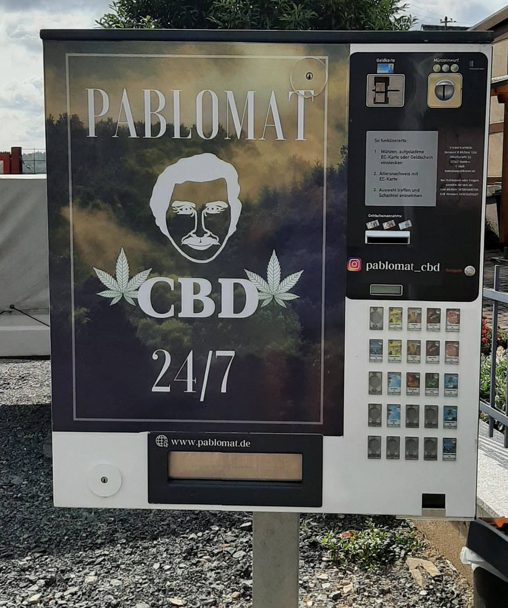 POL-PDNR: 12 Automaten mit Cannabisprodukten geleert und sichergestellt