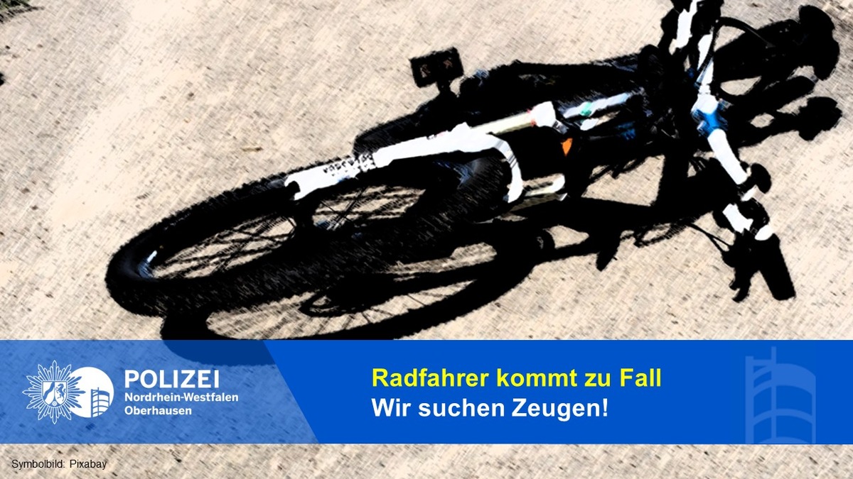 POL-OB: Radfahrer kommt zu Fall - Zeugen gesucht!