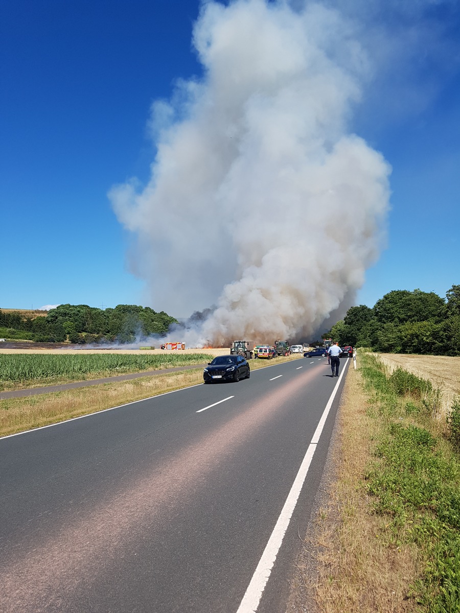 POL-PDWIL: Kinderbeuern, Flächenbrand