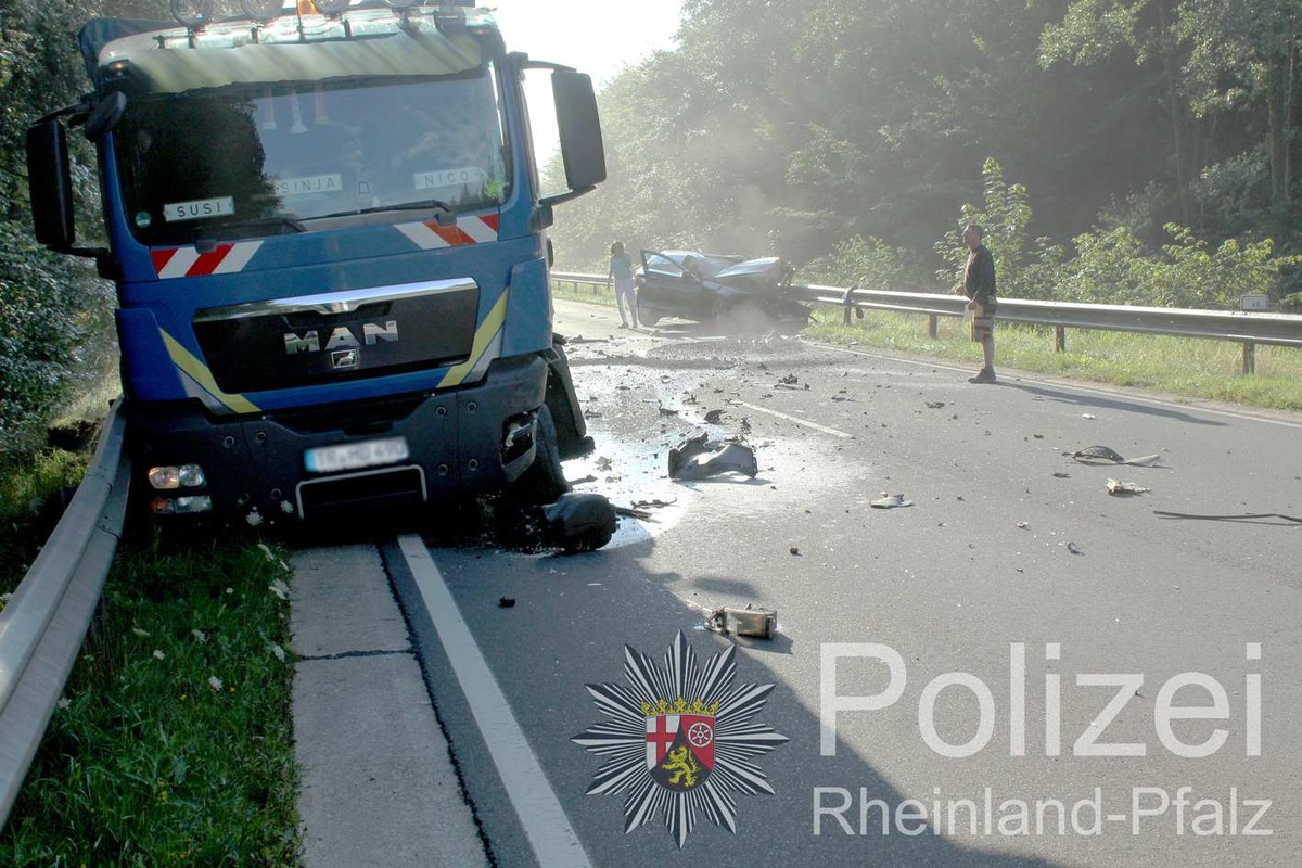 POL-PPTR: 60-Jähriger bei Unfall auf der L 151 schwer verletzt