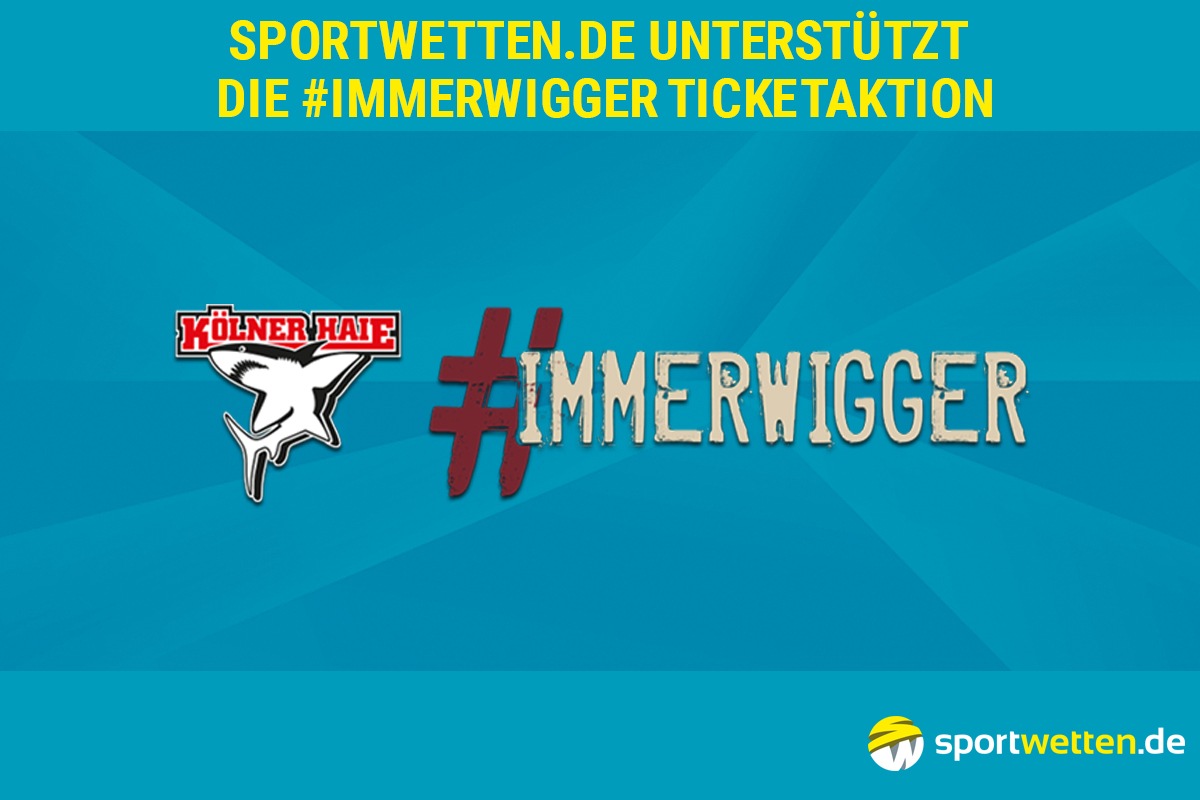 sportwetten.de unterstützt die #immerwigger-Ticketaktion